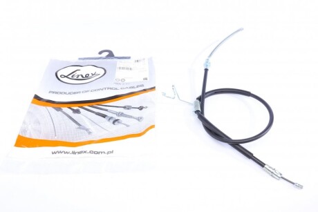 Трос ручника (задній) (R) Ford Transit 2.0-2.4 DI 00- (1283/990mm) UA63 LINEX 15.02.31