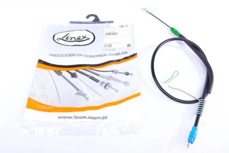 Трос ручника (задній) (R) Ford Transit 06- (1270mm) (opt-om) LINEX 15.02.48