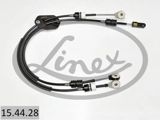 Трос перемикання передач лів/прав (1136mm/1095mm) FORD TRANSIT V363 2.2D 08.13- LINEX 15.44.28 (фото 1)