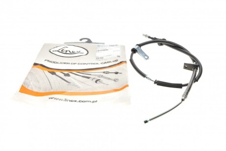 Трос ручника (задній) (L) Hyundai Accent 1.3/1.5 99-05 (1493/1295mm) (opt-om) LINEX 18.01.25