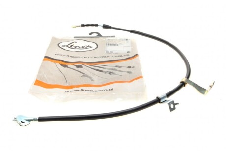 Трос ручника (задній) (L) Hyundai i10 1.0-1.2 08-17 (1252/1110mm) (opt-om) LINEX 18.01.28