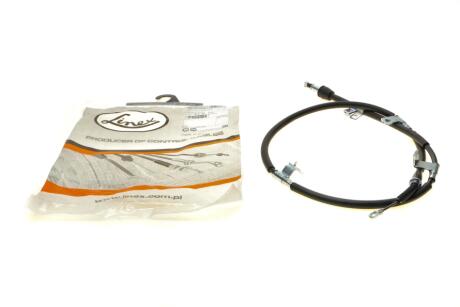 Трос ручника (задній) (L) Hyundai i30 07-12 (1675/1500mm) (opt-om) LINEX 18.01.30