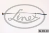 Трос стояночного гальма передн лів/прав (312мм) OPEL ASTRA G, ASTRA G CLASSIC, VECTRA B, ZAFIRA A 1.2-2.6 09.95-12.09 LINEX 32.01.20 (фото 1)