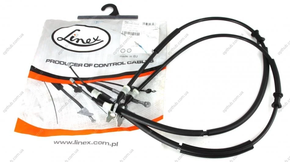 Трос ручника Chevrolet Corsa/Opel Astra G 00- (1254/1060+1254/1060) (к-кт) UA63 LINEX 32.01.66 (фото 1)