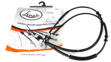 Трос ручника Chevrolet Corsa/Opel Astra G 00- (1254/1060+1254/1060) (к-кт) UA63 LINEX 32.01.66