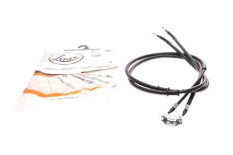 Трос ручника (задній) Opel Astra H 01-14 (1647/1462/1665/1478mm) (opt-om) LINEX 32.01.99