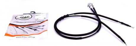 Трос ручника (задній) Opel Astra H 04- (1735/1550+1760/1580mm) (opt-om) LINEX 32.02.01