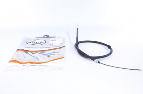 Трос ручника (задній) (R) Renault Kangoo (4x4) (1525/1235mm) (opt-om) LINEX 35.02.44