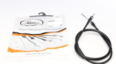 Трос ручника (задній) (R) Renault Clio IV 12- (1611/1434mm) (opt-om) LINEX 35.02.54