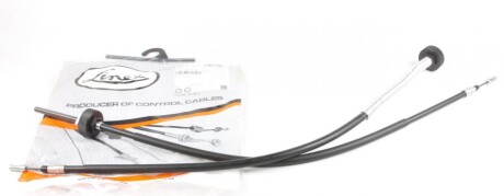 Трос ручника (задній) Renault Laguna II 01- (852/897) (електро) (opt-om) LINEX 35.78.04