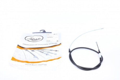 Трос ручника (задній) Audi A1/VW Polo/Seat Ibiza 08- (1642/1044mm) UA63 LINEX 38.01.14