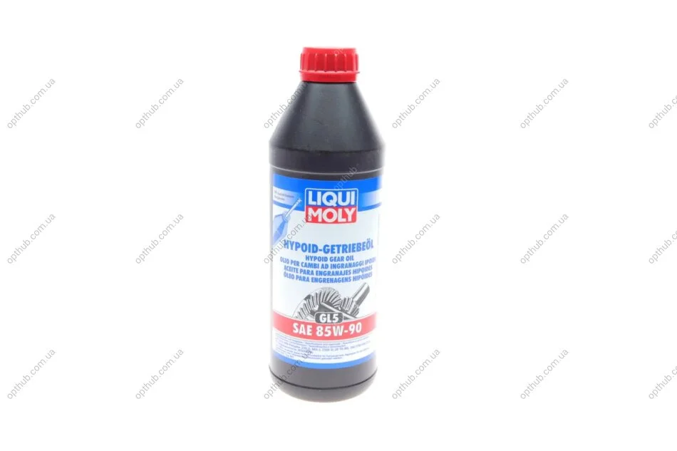 Масло в мист 85W90 Hypoid-Getriebeoil (1L) (GL-5/MB 235.0/ZF TE-ML 21A/16C/17B/19B) (= 195 (opt-om) LIQUI MOLY 1035 (фото 1)