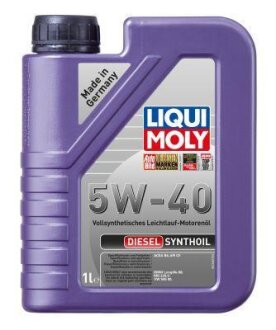 Моторное масло Diesel Synthoil 5W-40, 1л LIQUI MOLY 1340