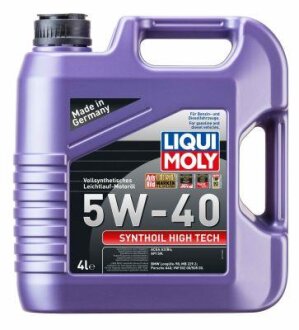 Моторное масло SynthOil High Tech 5W-40, 4л LIQUI MOLY 1915