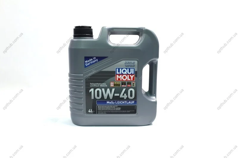 Олива моторна Liqui Moly MoS2 Leichtlauf 10W-40 (Каністра 4л) LIQUI MOLY 1917 (фото 1)