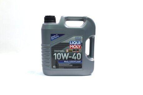 Олива моторна MoS2 Leichtlauf 10W-40 (Каністра 4л) LIQUI MOLY 1917