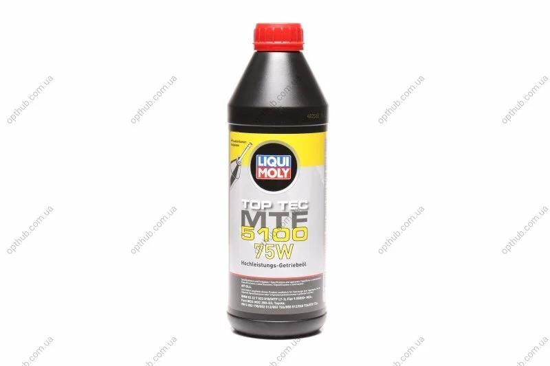 Масло трансмиссионное Top Tec MTF 5100 75W 1л СИНТЕТИЧЕСКОЕ ТРАНСМ. МАСЛО - TOP TEC MTF 5100 75W 1Л LIQUI MOLY 20842 (фото 1)