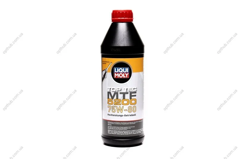 Масло трансмисс. Liqui Moly TOP TEC MTF 5200 75W-80 (Канистра 1л) LIQUI MOLY 20845 (фото 1)