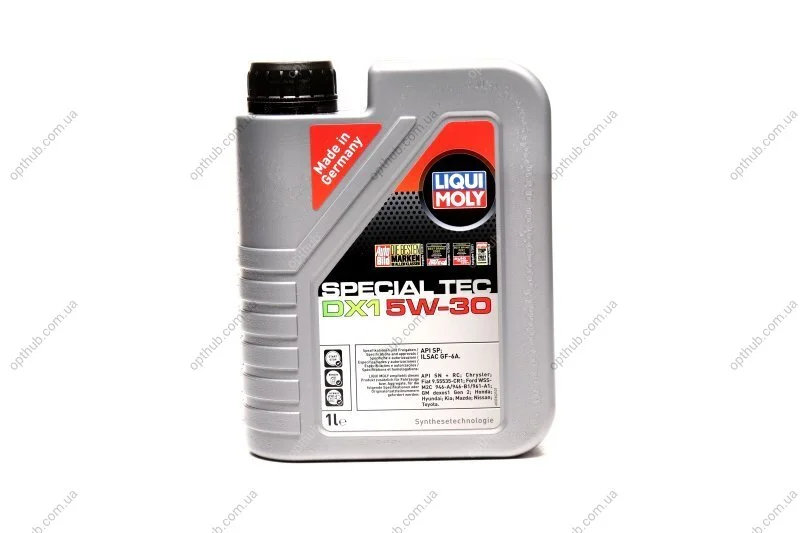 Олива моторна Liqui Moly Special TEC DX1 5W-30 (Каністра 1л) LIQUI MOLY 20967 (фото 1)