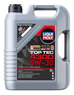 Олива моторна Top Tec 4300 5W-30 5л СИНТ МОТ МАСЛО - TOP TEC 4300 SAE 5W-30 5Л -ua LIQUI MOLY 2324