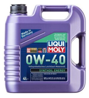 ОЛИВА МОТОРНАЯ SYNTHOIL ENERGY 0W-40 4Л LIQUI MOLY 2451