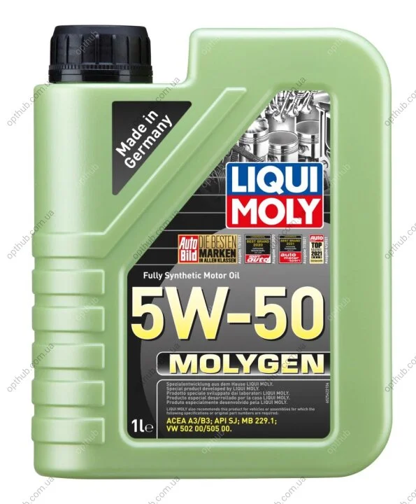 Олива моторна Molygen 5W-50 1л -ua LIQUI MOLY 2542 (фото 1)