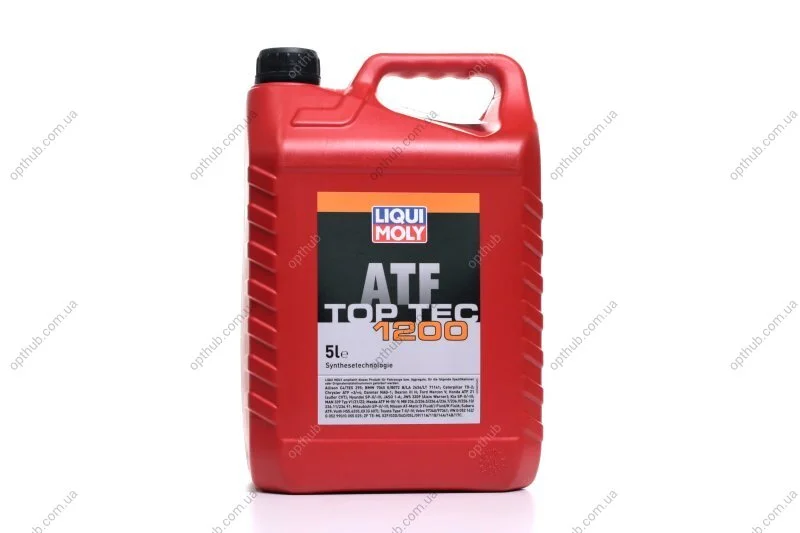 Масло трансмиссионное Top Tec ATF 1200 5л МАСЛО ДЛЯ АКПП И ГИДРОПРИВОДОВ - TOP TEC ATF 1200 5Л LIQUI MOLY 3682 (фото 1)