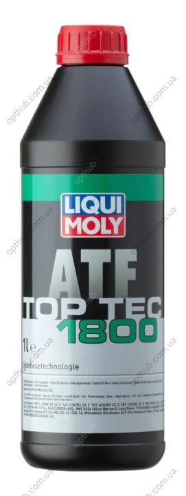 Олива трансмісійна Top Tec ATF 1800 1л МАСЛО ДЛЯ АКПП И ГИДРОПРИВОДОВ - TOP TEC ATF 1800 1Л -ua LIQUI MOLY 3687 (фото 1)