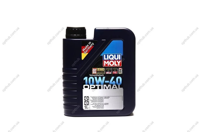 Масло моторн. Liqui Moly Optimal 10W-40 (Канистра 1л) LIQUI MOLY 3929 (фото 1)
