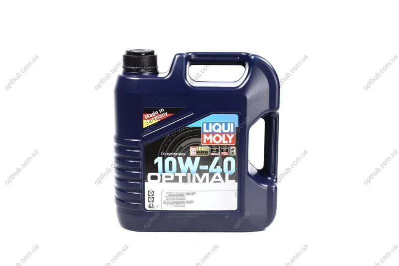 Олива моторна Liqui Moly Optimal 10W-40 (Каністра 4л) LIQUI MOLY 3930 (фото 1)