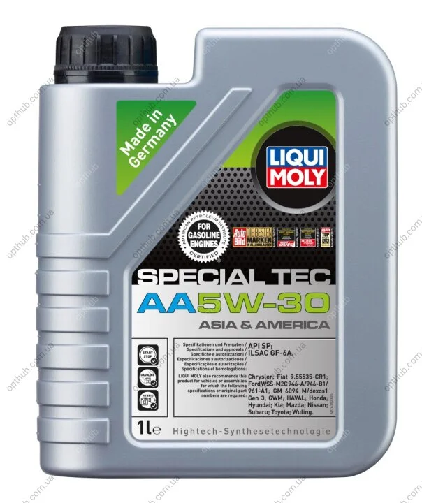 Масла моторные Special Tec AA 5W-30 1л СИНТ МОТ МАСЛО - SPECIAL TEC AA 5W-30 1Л LIQUI MOLY 7615 (фото 1)