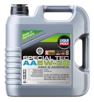 Масла моторные Special Tec AA 5W-30 4л СИНТ МОТ МАСЛО - SPECIAL TEC AA 5W-30 4Л LIQUI MOLY 7616