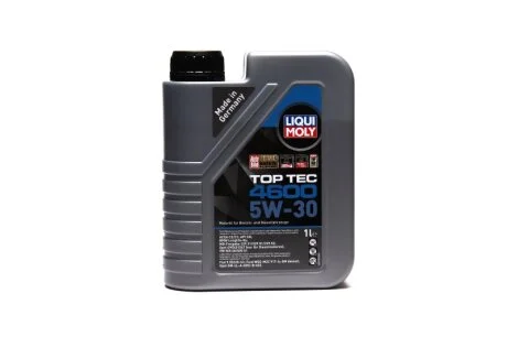 Масло моторн. Liqui Moly TOP TEC 4600 5W-30 (Канистра 1л) LIQUI MOLY 8032