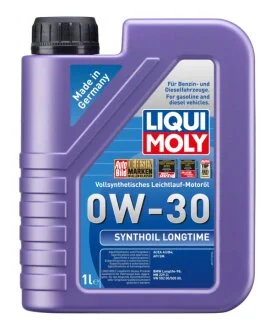 Масло моторное Synthoil Longtime 0W-30 1л СИНТ МОТ МАСЛО - SYNTHOIL LONGTIME SAE 0W-30 1Л LIQUI MOLY 8976