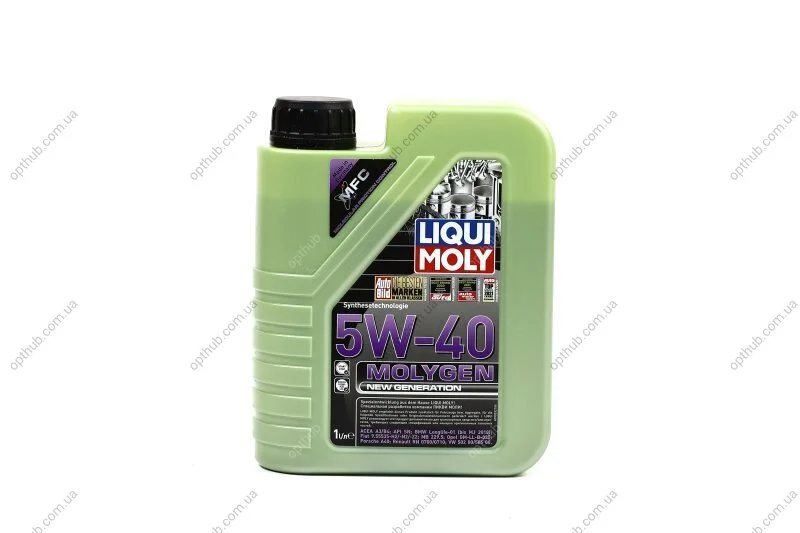 Масло моторное Molygen New Generation 5W-40 1л СИНТ МОТ МАСЛО - MOLYGEN NEW GENERATION 5W-40 1Л LIQUI MOLY 9053 (фото 1)