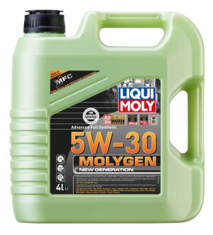 Олива моторна Molygen New Generation 5W-30 4л СИНТ МОТ МАСЛО - MOLYGEN NEW GENERATION 5W-30 4Л -ua LIQUI MOLY 9089