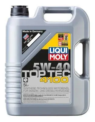 Олива моторна Top Tec 4100 5W-40 5л СИНТ МОТ МАСЛО - TOP TEC 4100 SAE 5W-40 5Л -ua LIQUI MOLY 9511 (фото 1)