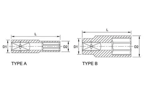 Головка торцева 3/8" 14мм Lkq BAEE1214