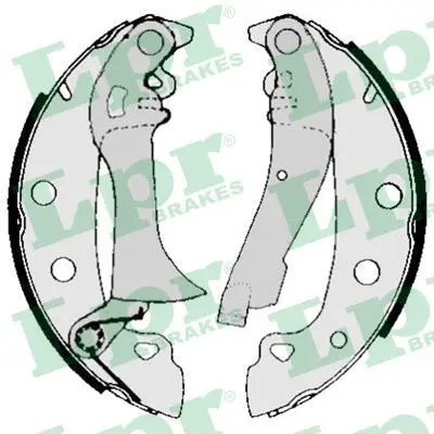 Гальмівна колодка ALFA ROMEO 33 ARO 10, 240-244 CITROEN C15 DACIA 1300, 1307, 1310, SOLENZA FIAT 131, 132, ARGENTA, CAMPAGNOLA, REGATA FSO 132P PEUGEOT 204, 304, 305, 305 I 1.0-3.1D 10.65- LPR 00720 (фото 1)