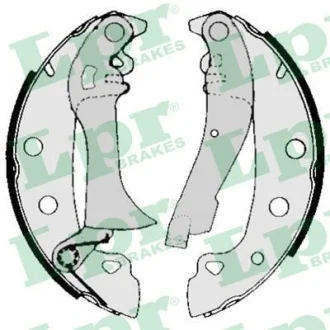 Гальмівна колодка ALFA ROMEO 33 ARO 10, 240-244 CITROEN C15 DACIA 1300, 1307, 1310, SOLENZA FIAT 131, 132, ARGENTA, CAMPAGNOLA, REGATA FSO 132P PEUGEOT 204, 304, 305, 305 I 1.0-3.1D 10.65- LPR 00720