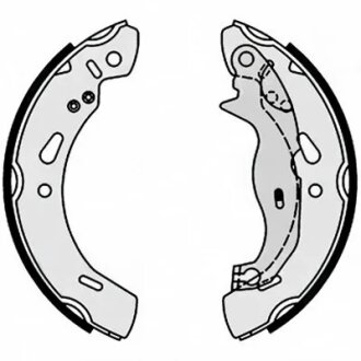 Колодки гальмівні барабанні (комплект 4 шт) LPR 01004