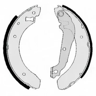 Колодка гальм. барабан. FORD SIERRA задн. LPR 01380B