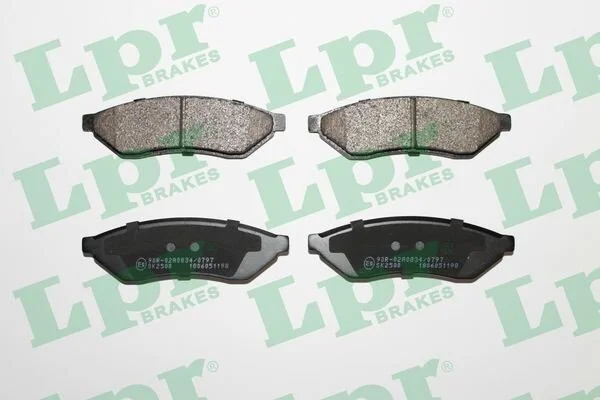 Комплект тормозных колодок LPR 05P1198 (фото 1)