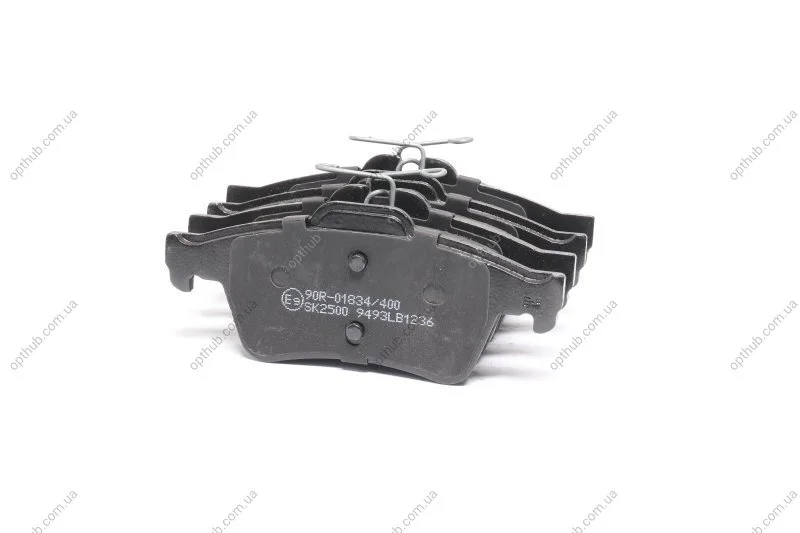 Колодка гальм. диск. FORD FOCUS MAZDA 3,5 OPEL VECTRA C, RENAULT LAGUNA задн. (вир-во) LPR 05P1236 (фото 1)