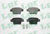 Комплект тормозных колодок LPR 05P1278 (фото 1)