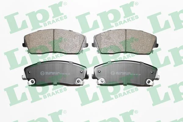 Комплект тормозных колодок из 4 шт. дисков LPR 05P1399 (фото 1)