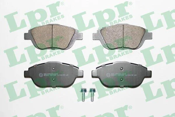 Комплект гальмівних колодок з 4 шт. дисків LPR 05P1590 (фото 1)