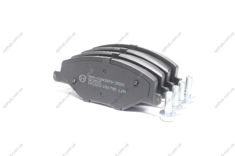 Колодка гальм. диск. SKODA FABIA 1.2-1.6 2007-2014, VW POLO 1.6 2010 - передн. (вир-во) LPR 05P1795 (фото 1)