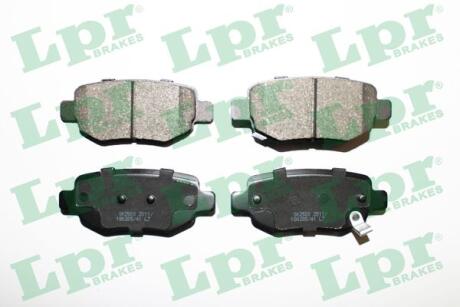 Колодки гальмівні дискові (комплект 4 шт.).)) LPR 05P2011