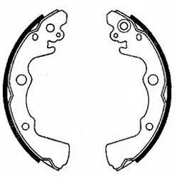 Колодки тормозные барабанные SAMKO/ SUBARU LIBERO АВТОБУС 1.2I 4WD 91-00 LPR 06250